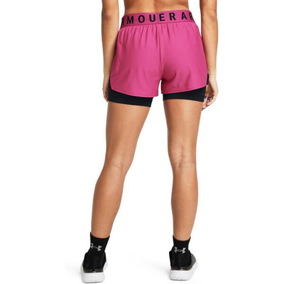 Shorce për femra Under Armour Play Up 2in1, kompresuese, rozë