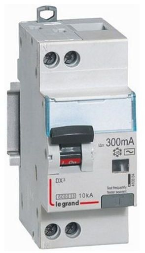 Ndërprerës diferencial Legrand DX3 P312, 2P 16A C, 30mA Type A, gri