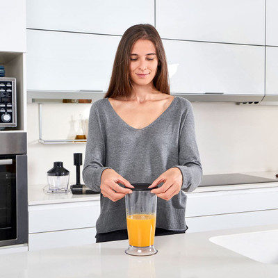 Blender dore Black+Decker BXHBA1500E, 1500W, inox, i argjendtë