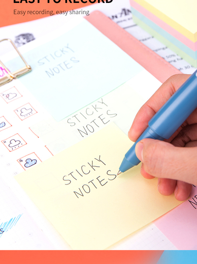 Postit DELI 76x76 400fl pastel mix a01703 1/12
