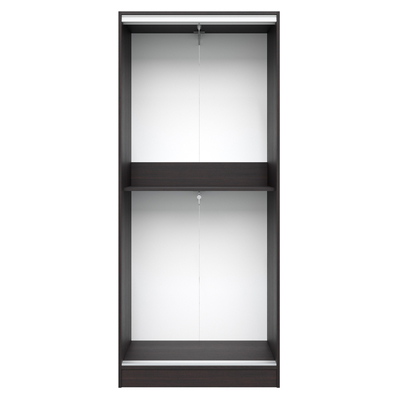 Garderobë rrëshqitëse Adler HM2436.02, melaminë, 90x45x210 cm, wenge e errët