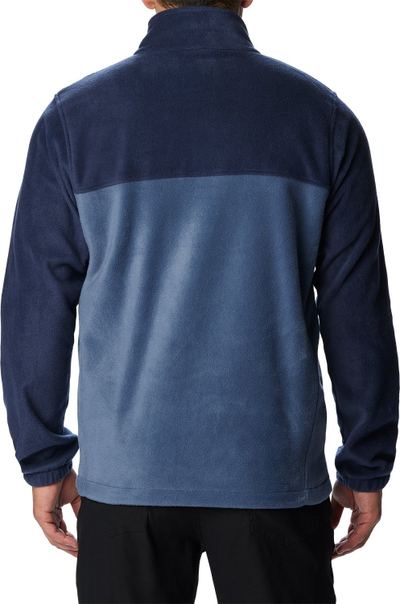 Bluza fleece Columbia Steens Mountain Half Zip për burra, me jakë t’modhe, gjysmë zinxhiri, blu navy