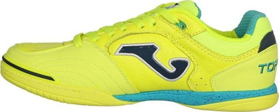 Këpucë futsalli Joma Top Flex Indoor, lëkurë, palester, të verdha