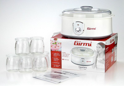 Апарат за јогурт Girmi YG03, 20 W, бел