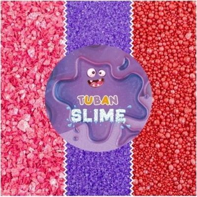 Glitter mineral për slime Tuban, set me 3 ngjyra, 13.5g