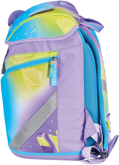 Ученички ранец Herlitz SoftLight Plus Little Monster, 18L, ергономски, шарен