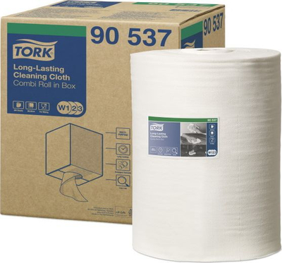Lecka pastruese Tork 90537 Long-Life, për shumë herë përdorim, low lint, gri
