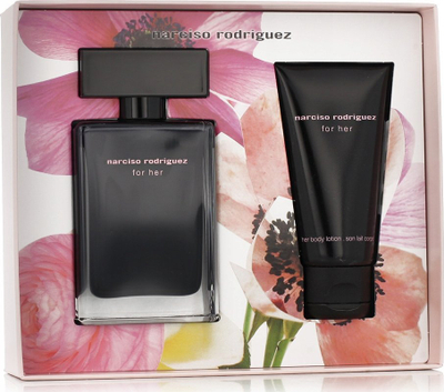 Set dhurate per gra Narciso Rodriguez For Her, EDT 1.6oz, Losion trupi 1.6oz