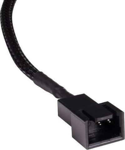 Кабел продолжувач за вентилатор Alphacool 18687, 3-пин во 3-пин, 60 cm, црн