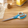 Gërshërë zyre Leitz Cosy Titanium 205mm, çelik inox, blu e qetë