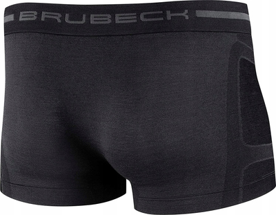 Boxer për burra Brubeck Comfort Wool, termo, madhësia 5XL, të zinj