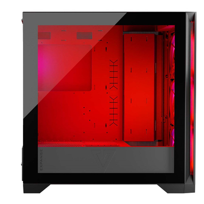 Kasa PC MODECOM VOLCANO EXPANSE S APEX ARGB, MIDI Tower, e zezë