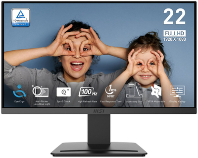 Monitor MSI PRO MP223 E2, 22", FHD 100Hz, i zi
