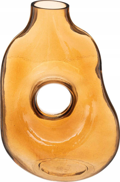 Vazo dekorative Atmosphera Donut, qelq, 24.5cm, qelibar