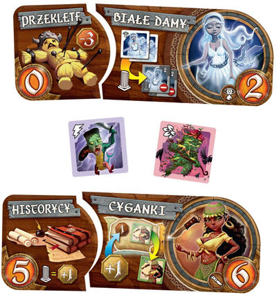 Zgjerување игра Rebel за Small World Grand Dames Royal Bonus Cursed, сет проширувања, за 2 5 играчи, повеќебојно