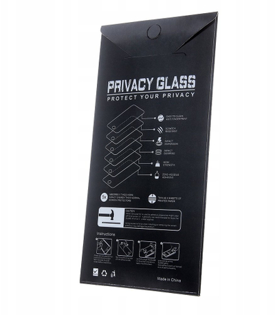 Xham mbrojtës Wozinsky Privacy për Samsung Galaxy A06s, xham i temperuar, kornizë e zezë
