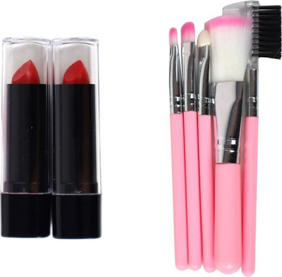 Set make up për kalamaj Lean Toys The Pretty Girl, me llak thonjsh dhe hije sysh, rozë