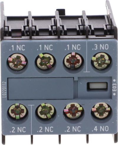 Bllok kontakti ndihmës Siemens 3RH2911-1HA13, 1NO 3NC, montim frontal