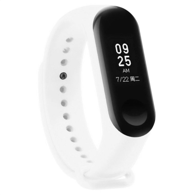 Rrip silikoni për Xiaomi Mi Band 5 6, universal, i bardhë