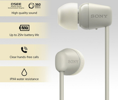 Dëgjuese Sony WI-C100, ngjyrë gri