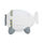 Ndenjëse potje U-Grow Airplane, 39x30x28 cm, plastike, e bardhë