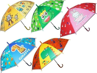 Детски чадор Swede Umbrella, 49cm, автоматски, мешани бои