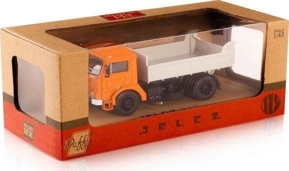 Lodër kamion Daffi Jelcz 317 Tipper, benë pasme, portokalli