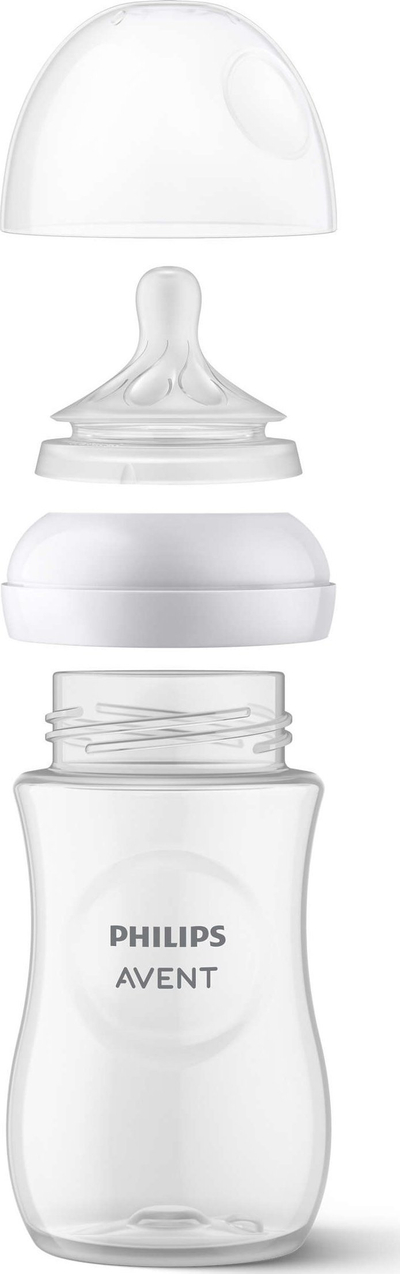 Шише за хранење Philips Avent SCY903/02, 260 ml, сет 2 парчиња, проѕирно