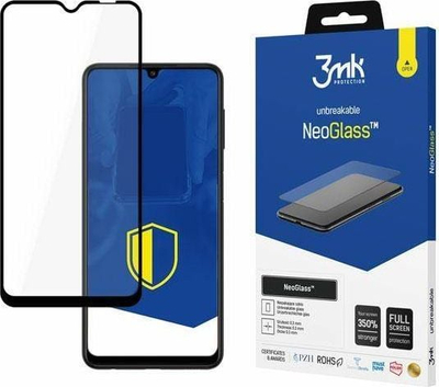 Xham mbrojtës 3MK NeoGlass për Samsung Galaxy A22 5G, skaje të zeza