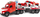 Lodër kamion transporter Wader Magic Truck Action F1, me 2 makina garash, 79 cm, shumëngjyrësh