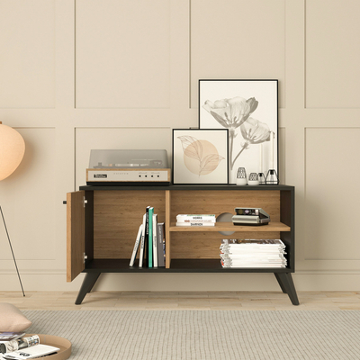 Komodë për TV Kruden 100x40x51Hcm (HM9443.11), zezë