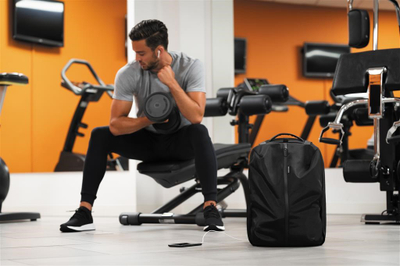 Çantë shpine XD Design Anti-Theft Backpack Flex Gym, 24L, laptop 15.6", e zezë