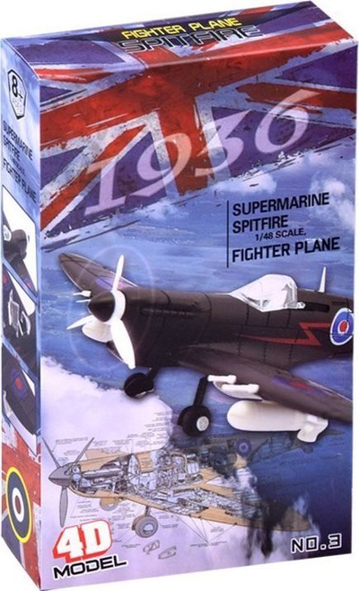 Model avioni plastik Supermarine Spitfire ZA2590, shkalla 1:48, për montim, shumëngjyrësh