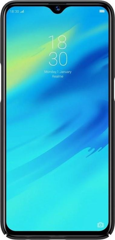 Mbështjellës telefoni Nillkin Super Frosted Shield, për Realme 3 Pro Realme X Lite, polikarbonat, i zi