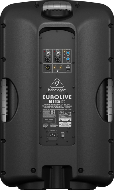 Bokse aktive Behringer Eurolive B115D, 1000W, 15", e zezë