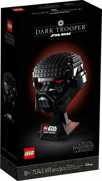 Seti LEGO Star Wars Dark Trooper 75343, 693 pjesë, i zi