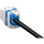 Modul keystone rrjeti Techly Self Clamping RJ45, Cat.6A U UTP, i bardhë e kaltër