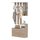 Set paradhomë me pasqyrë Gorn 90×24×190 Hcm (HM2473.04), bardhë