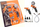 Set aksesorësh për kompresor Black&amp;Decker, 13 pjesë, me pistoletë fryrje, i zi portokalli