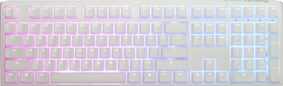 Tastierë mekanike Ducky One 3, full size, Cherry MX Red, e bardhë