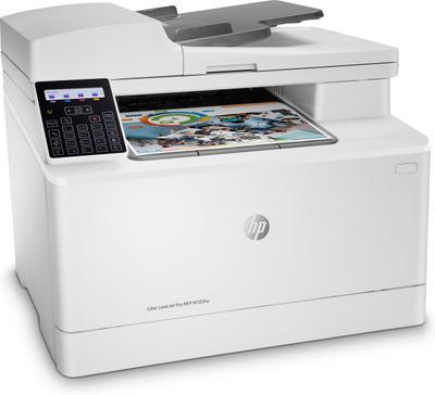 Печатач HP Color LaserJet Pro M183fw, сè-во-едно, бел