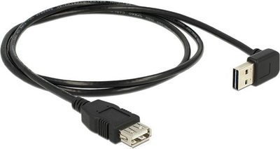 Kabllo USB Delock USB A në USB A, 1m, i zi