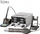 Stacion saldimi Baku BA-909D, 2 në 1, 450W, gri