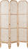 Ndarës dhome POTENZA 3 panele, 105x180cm, ratan, ngjyrë natyrale