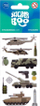 Ngjitësa ushtarake Sticker Boo Military 534610, set dekorativ, 7x18cm