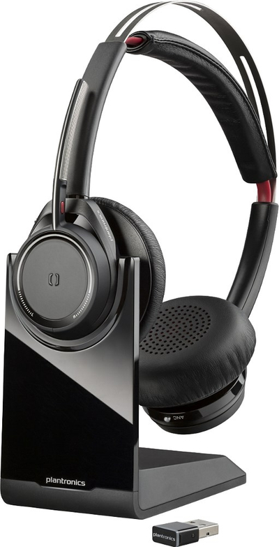 Kufje Wireless POLY Voyager Focus UC, të zeza