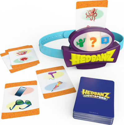 Lojë tavoline Spin Master Hedbanz Lightspeed, 2-6 lojtarë, 6+ vjeç, shumëngjyrëshe