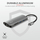Docking station USB C Trust Dalyx 7 in 1, 4K, 100W, gri