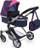Karre për kukulla Bayer Design Neo City, për kukulla 52 cm, dorezë e rregullueshme, blu rozë