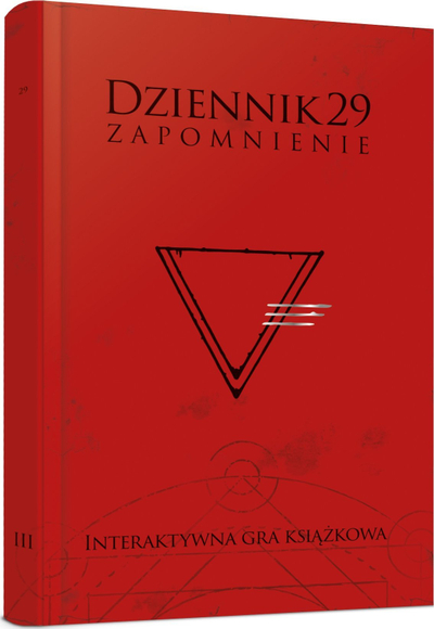 Liber loje Journal 29 Oblivion, interaktiv me puzzle, thriller shkencor, i kuq